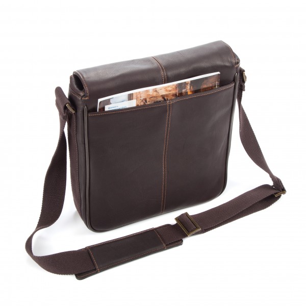 Real Leather Ministry and Meeting Bag with iPad Compartment BROWN